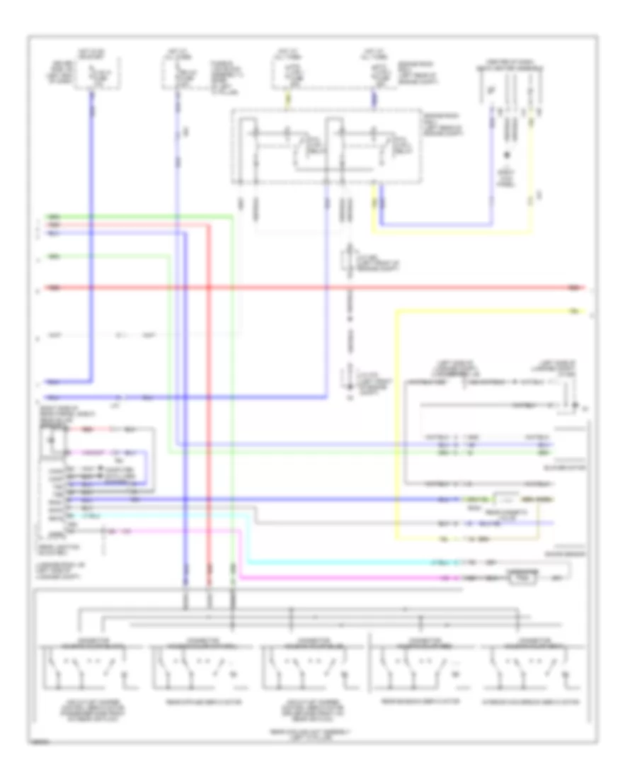 Automatic AC Wiring Diagram (2 of 5) for Lexus LS 600hL 2013