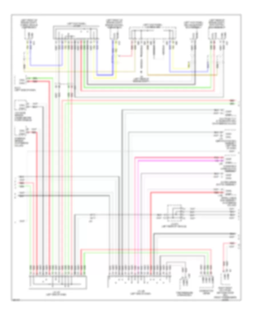 Body ECU Wiring Diagram 2 of 3 for Lexus LS 600hL 2013