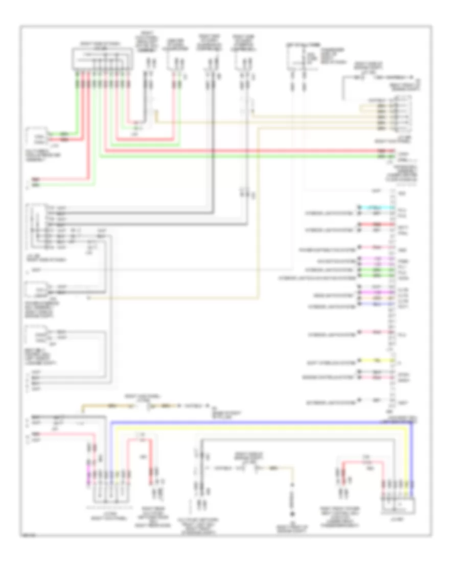 Body ECU Wiring Diagram 3 of 3 for Lexus LS 600hL 2013