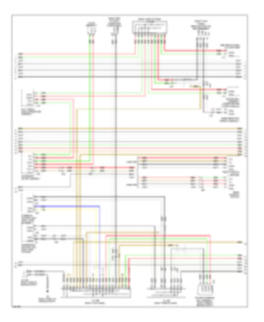 High Low Bus Wiring Diagram 2 of 5 for Lexus LS 600hL 2013