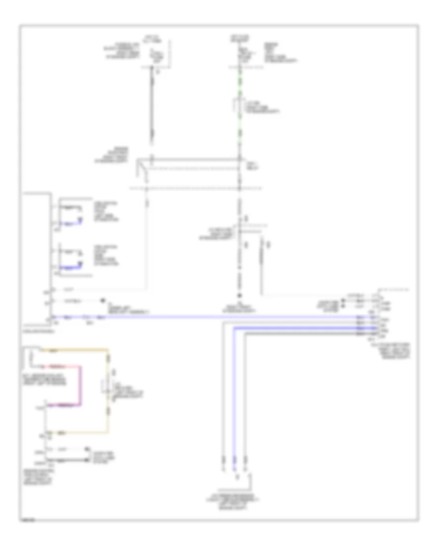Cooling Fan Wiring Diagram for Lexus LS 600hL 2013