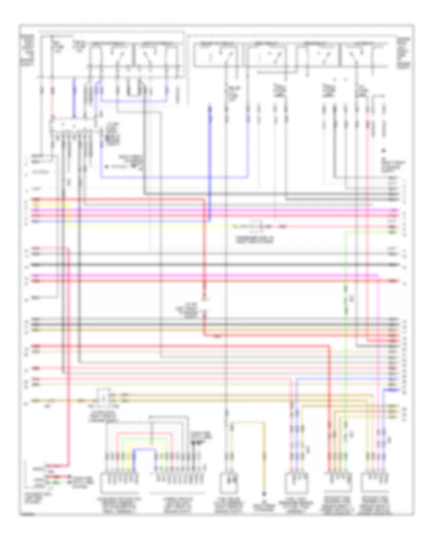 5 0L Hybrid Engine Controls Wiring Diagram 2 of 7 for Lexus LS 600hL 2013