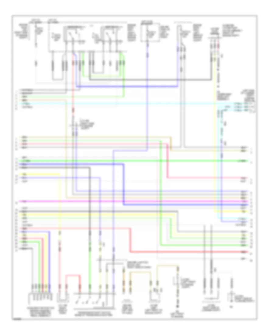 5.0L Hybrid, Hybrid System Wiring Diagram (2 of 7) for Lexus LS 600hL 2013