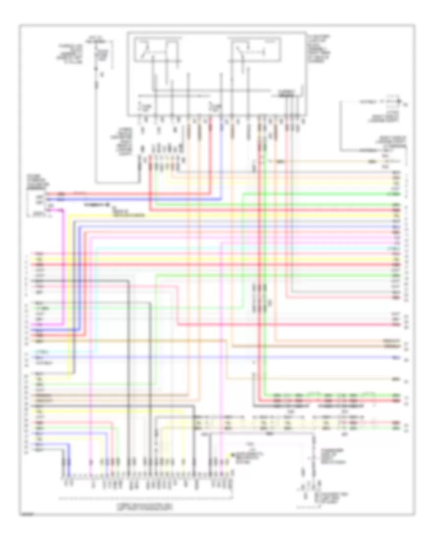 5 0L Hybrid Hybrid System Wiring Diagram 4 of 7 for Lexus LS 600hL 2013