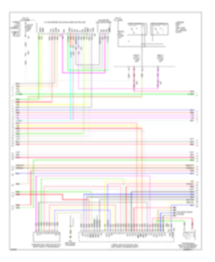 5.0L Hybrid, Hybrid System Wiring Diagram (5 of 7) for Lexus LS 600hL 2013