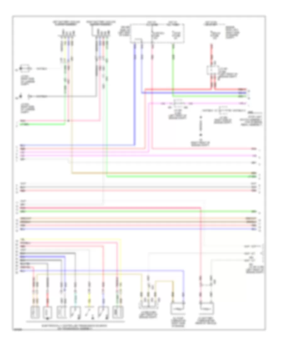 5.0L Hybrid, Hybrid System Wiring Diagram (6 of 7) for Lexus LS 600hL 2013