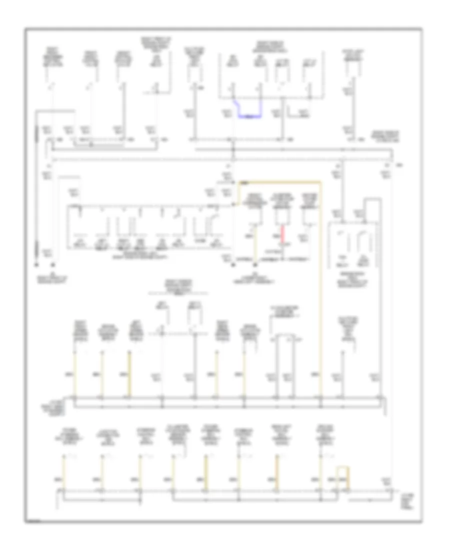 Ground Distribution Wiring Diagram 2 of 7 for Lexus LS 600hL 2013