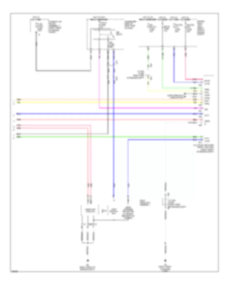 Headlamps Wiring Diagram 3 of 3 for Lexus LS 600hL 2013