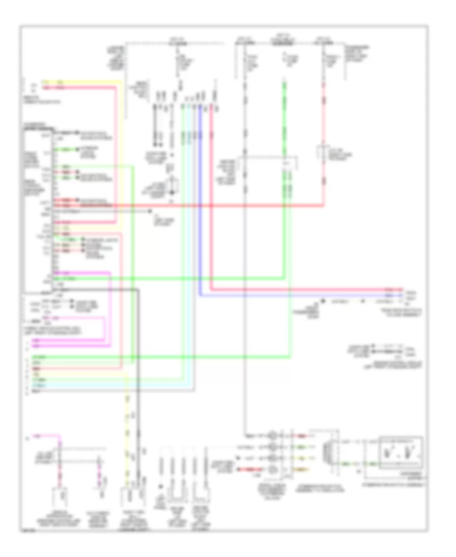 Instrument Cluster Wiring Diagram (3 of 3) for Lexus LS 600hL 2013