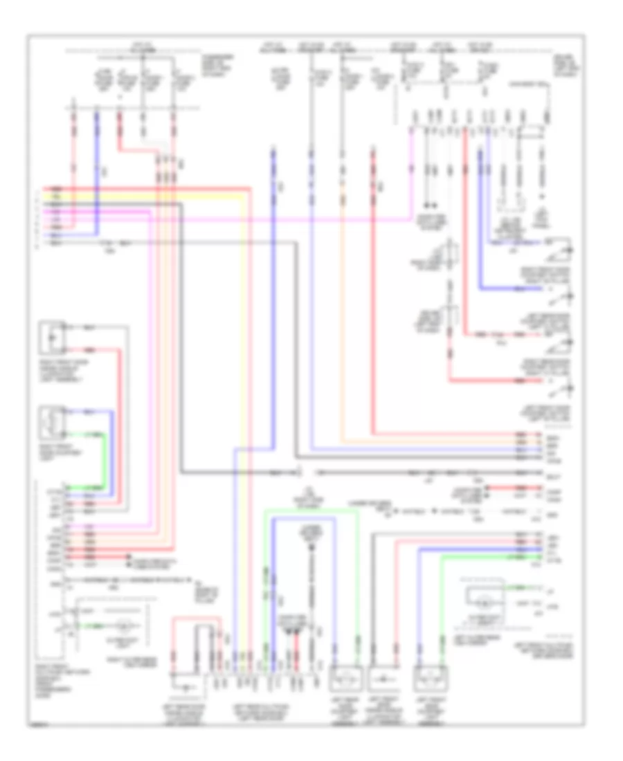 Courtesy Lamps Wiring Diagram 3 of 3 for Lexus LS 600hL 2013