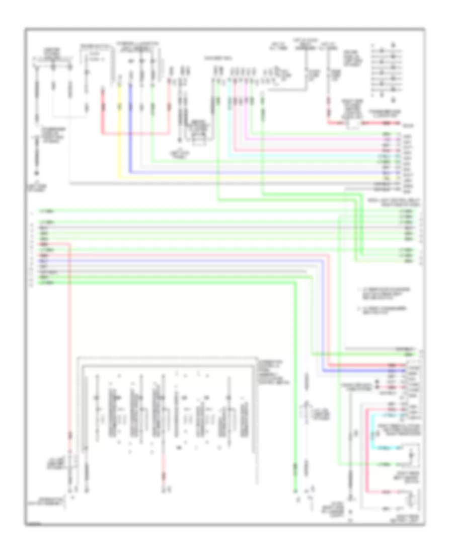Instrument Illumination Wiring Diagram 4 of 5 for Lexus LS 600hL 2013