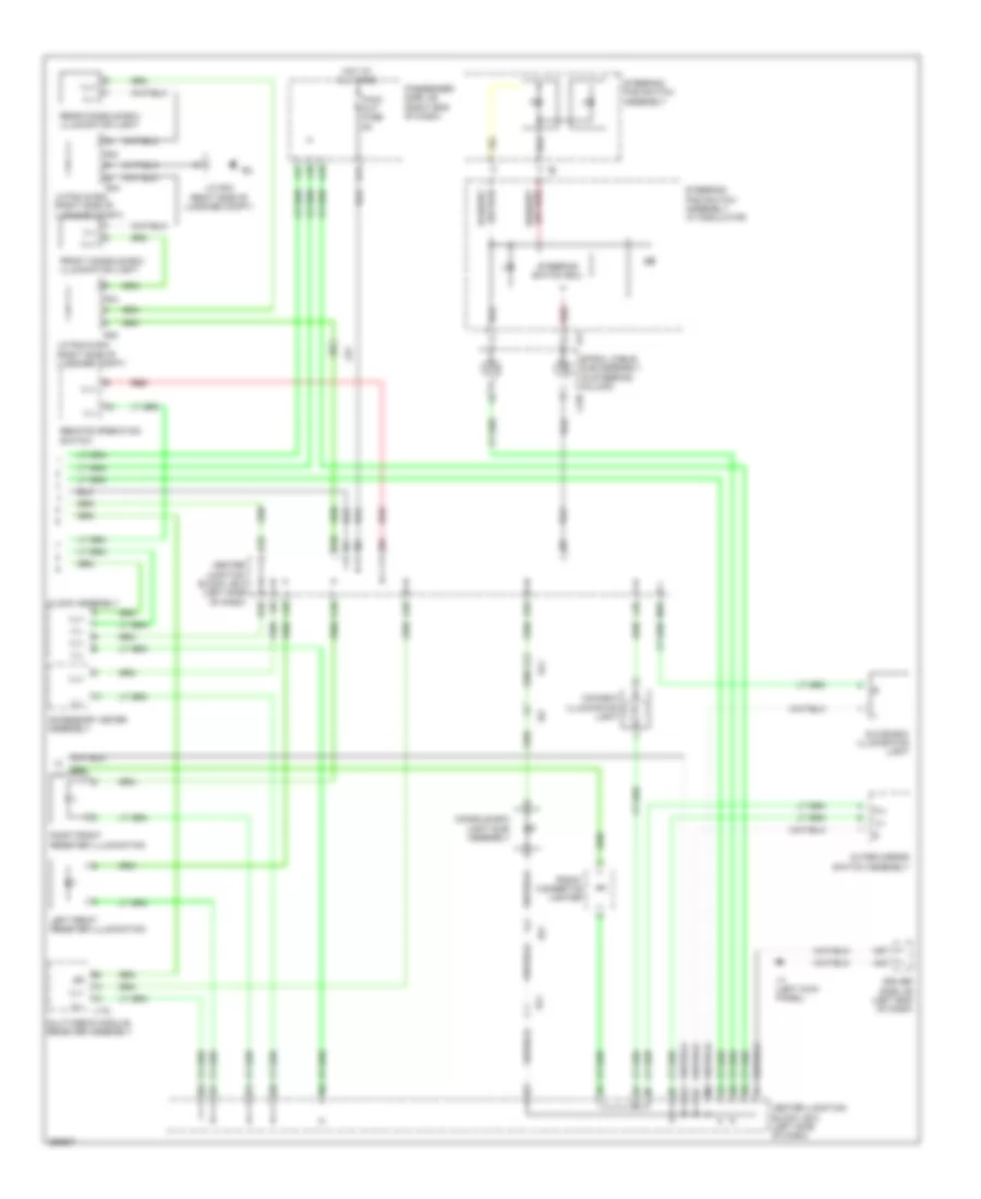 Instrument Illumination Wiring Diagram 5 of 5 for Lexus LS 600hL 2013