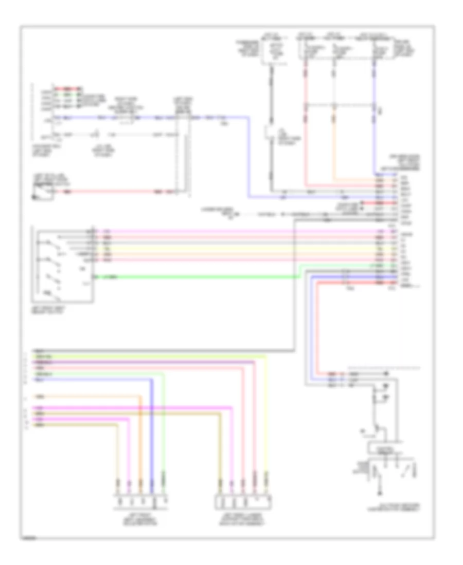 Drivers Memory Seat Wiring Diagram (2 of 2) for Lexus LS 600hL 2013