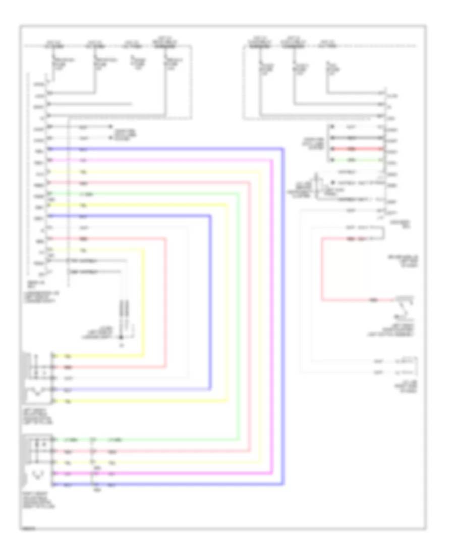 Memory Power Shoulder Belt Anchorage Wiring Diagram (2 of 2) for Lexus LS 600hL 2013