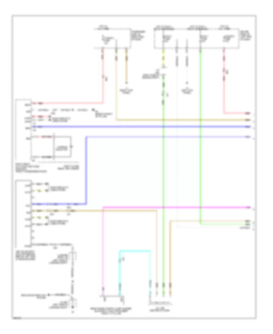 Blind Spot Monitoring Wiring Diagram 1 of 2 for Lexus LS 600hL 2013