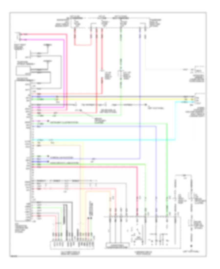 Telematics Wiring Diagram for Lexus LS 600hL 2013