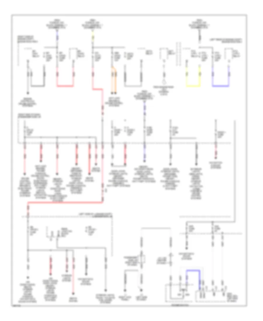 Power Distribution Wiring Diagram 2 of 6 for Lexus LS 600hL 2013