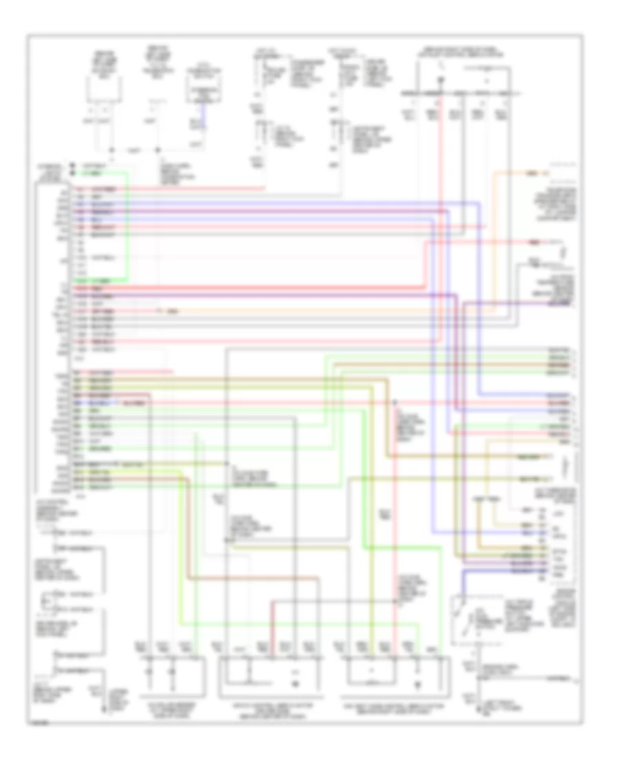 Air Conditioning Wiring Diagrams 1 of 2 for Lexus GS 300 2002