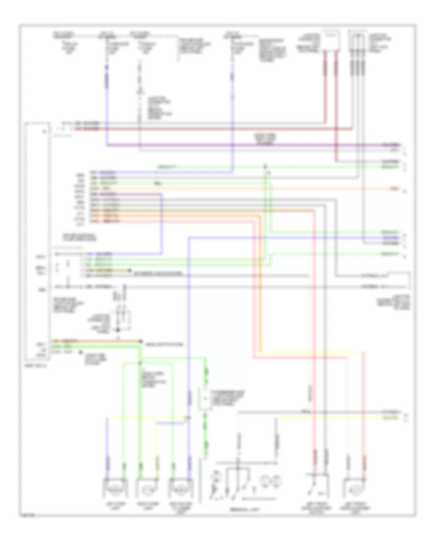Courtesy Lamps Wiring Diagram 1 of 3 for Lexus GS 300 2002