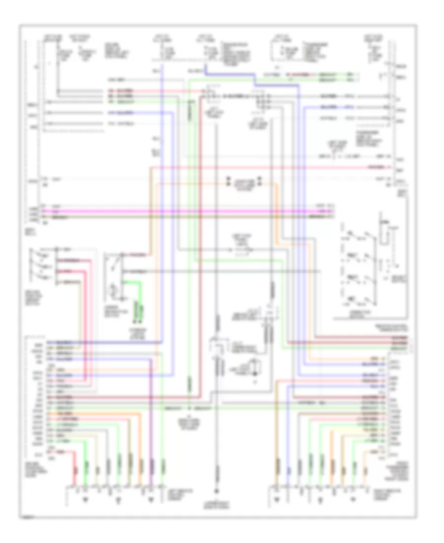 Memory System Wiring Diagrams 1 of 2 for Lexus GS 300 2002