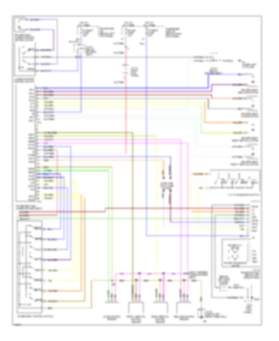 Memory System Wiring Diagrams 2 of 2 for Lexus GS 300 2002