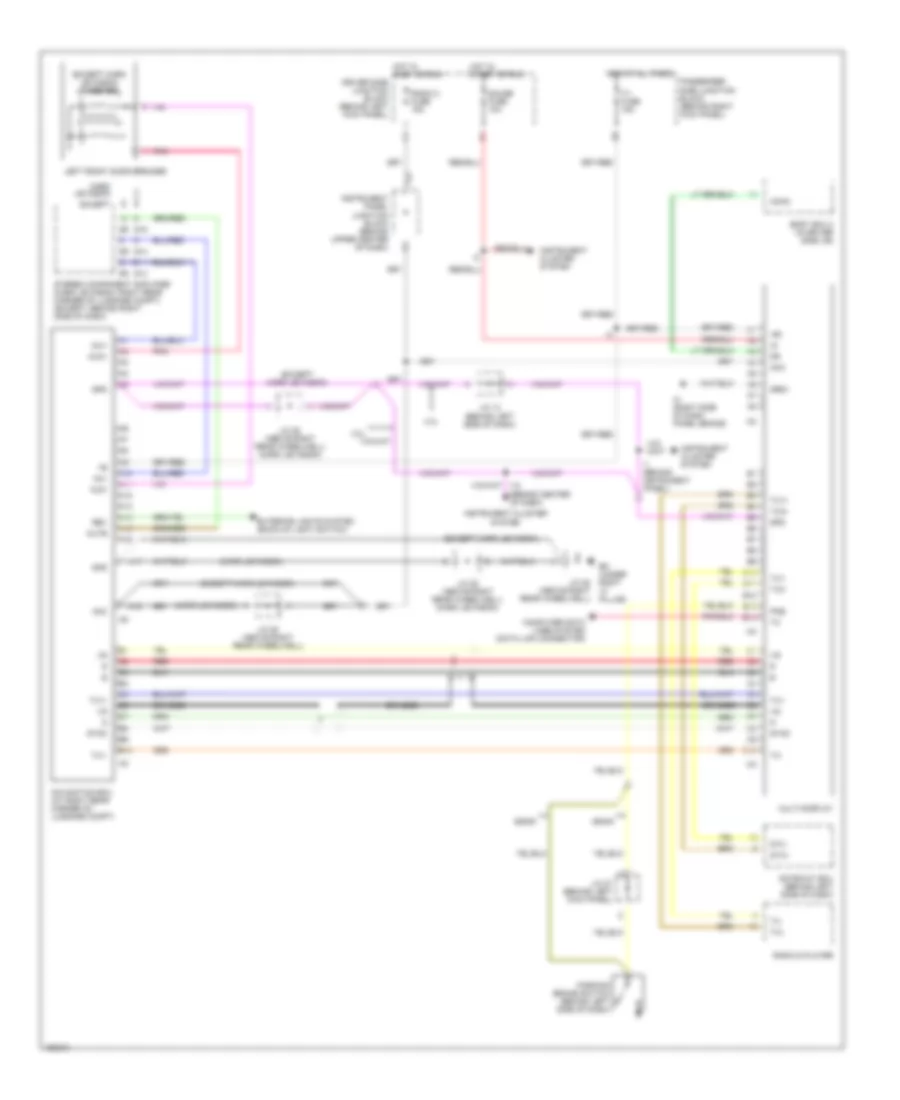 Navigation Wiring Diagram for Lexus GS 300 2002