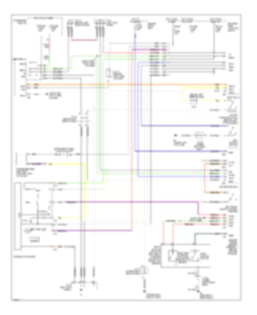 Warning System Wiring Diagrams for Lexus GS 300 2002