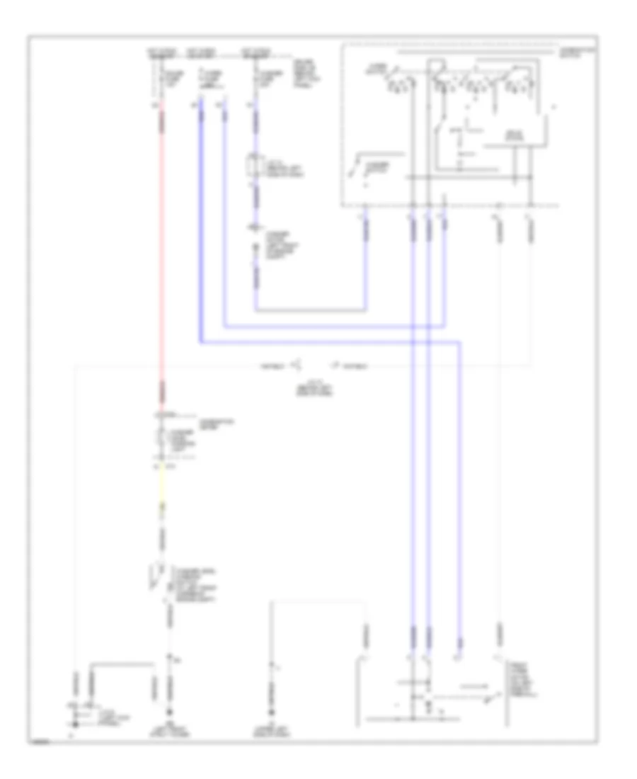 Wiper Washer Wiring Diagram for Lexus GS 300 2002