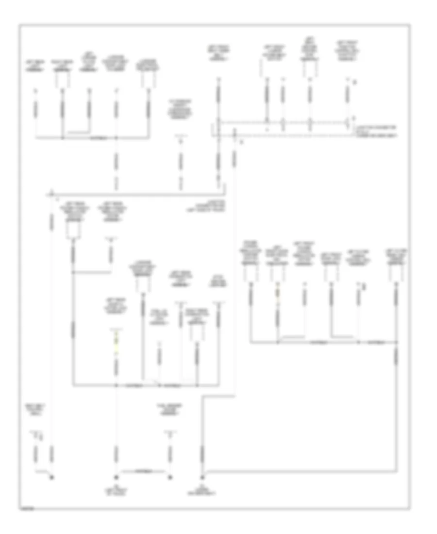 Ground Distribution Wiring Diagram 5 of 7 for Lexus IS F 2010
