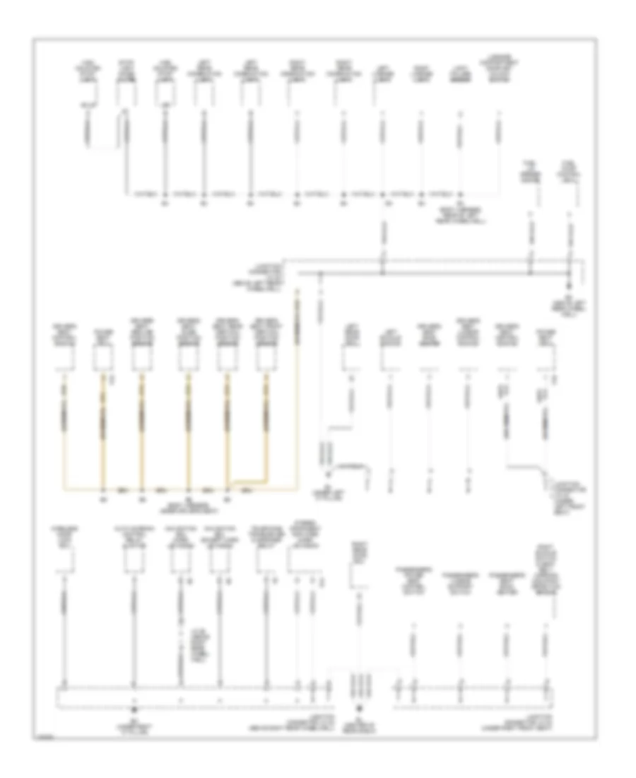 Ground Distribution Wiring Diagram 4 of 4 for Lexus GS 430 2002