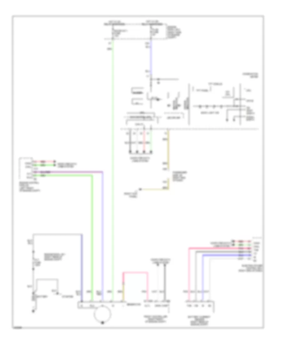 Charging Wiring Diagram for Lexus LS 460 2010