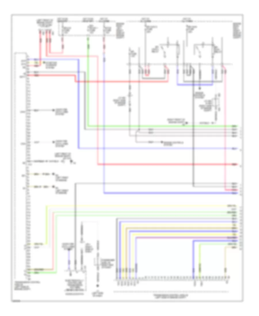 Transmission Wiring Diagram 1 of 4 for Lexus LS 460 2010