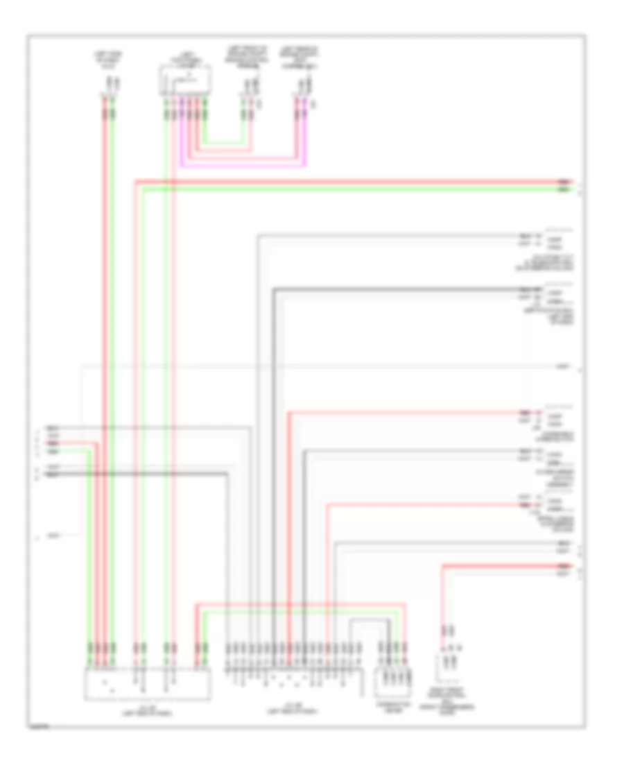 Body ECU Wiring Diagram 2 of 3 for Lexus LS 460 2010