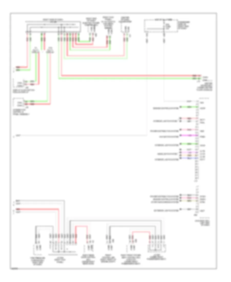 Body ECU Wiring Diagram 3 of 3 for Lexus LS 460 2010