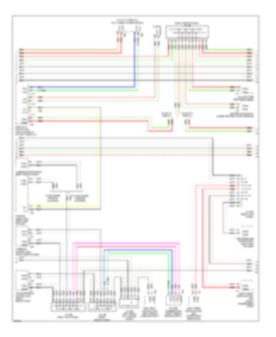 High Low Bus Wiring Diagram 2 of 3 for Lexus LS 460 2010
