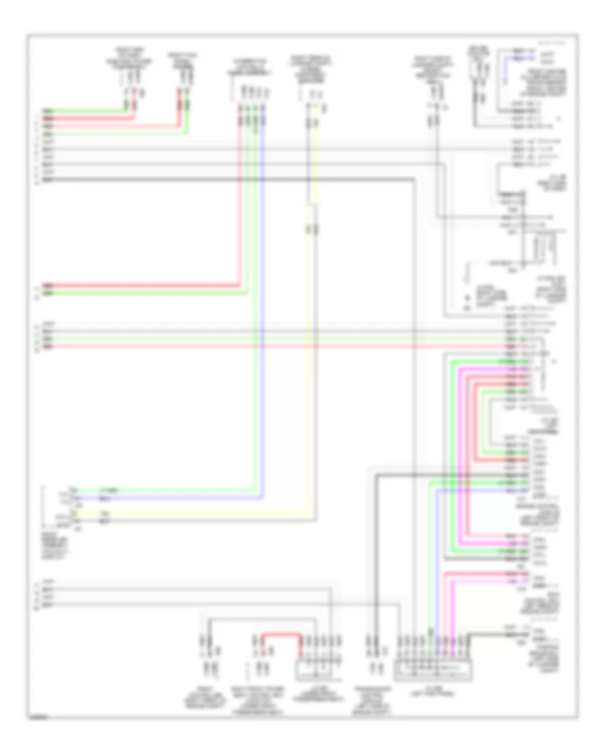 High Low Bus Wiring Diagram 3 of 3 for Lexus LS 460 2010