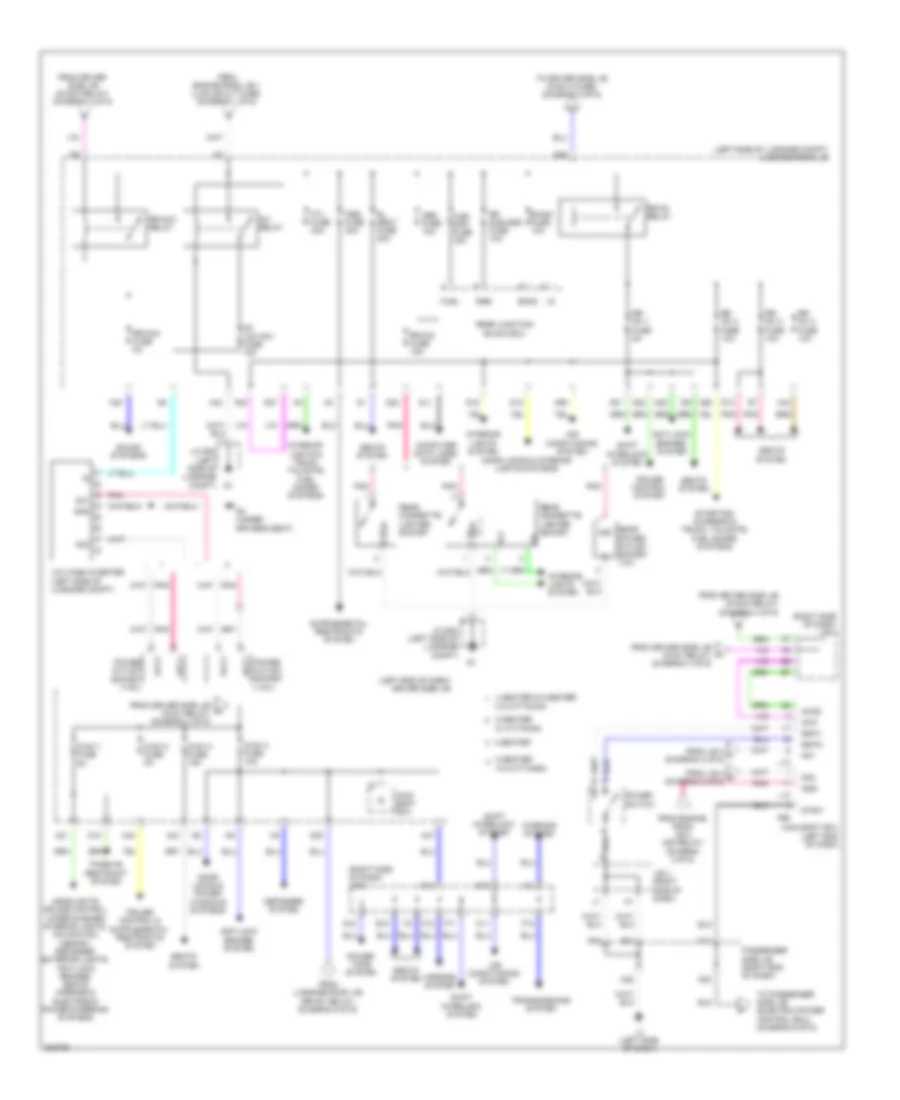 Power Distribution Wiring Diagram 5 of 6 for Lexus LS 460 2010