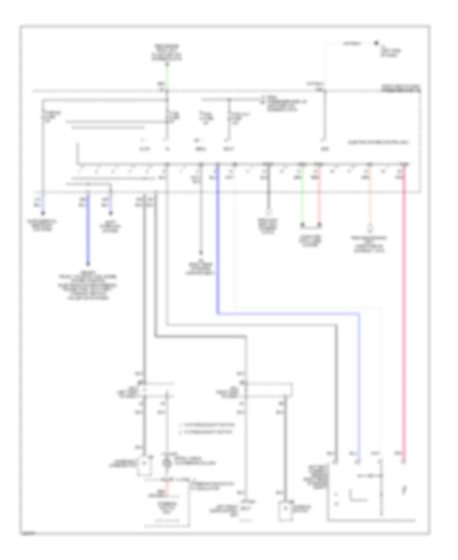 Power Distribution Wiring Diagram 6 of 6 for Lexus LS 460 2010
