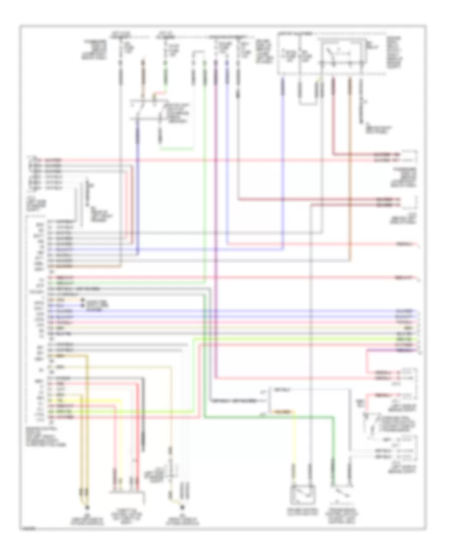 Cruise Control Wiring Diagram 1 of 2 for Lexus IS 300 2002