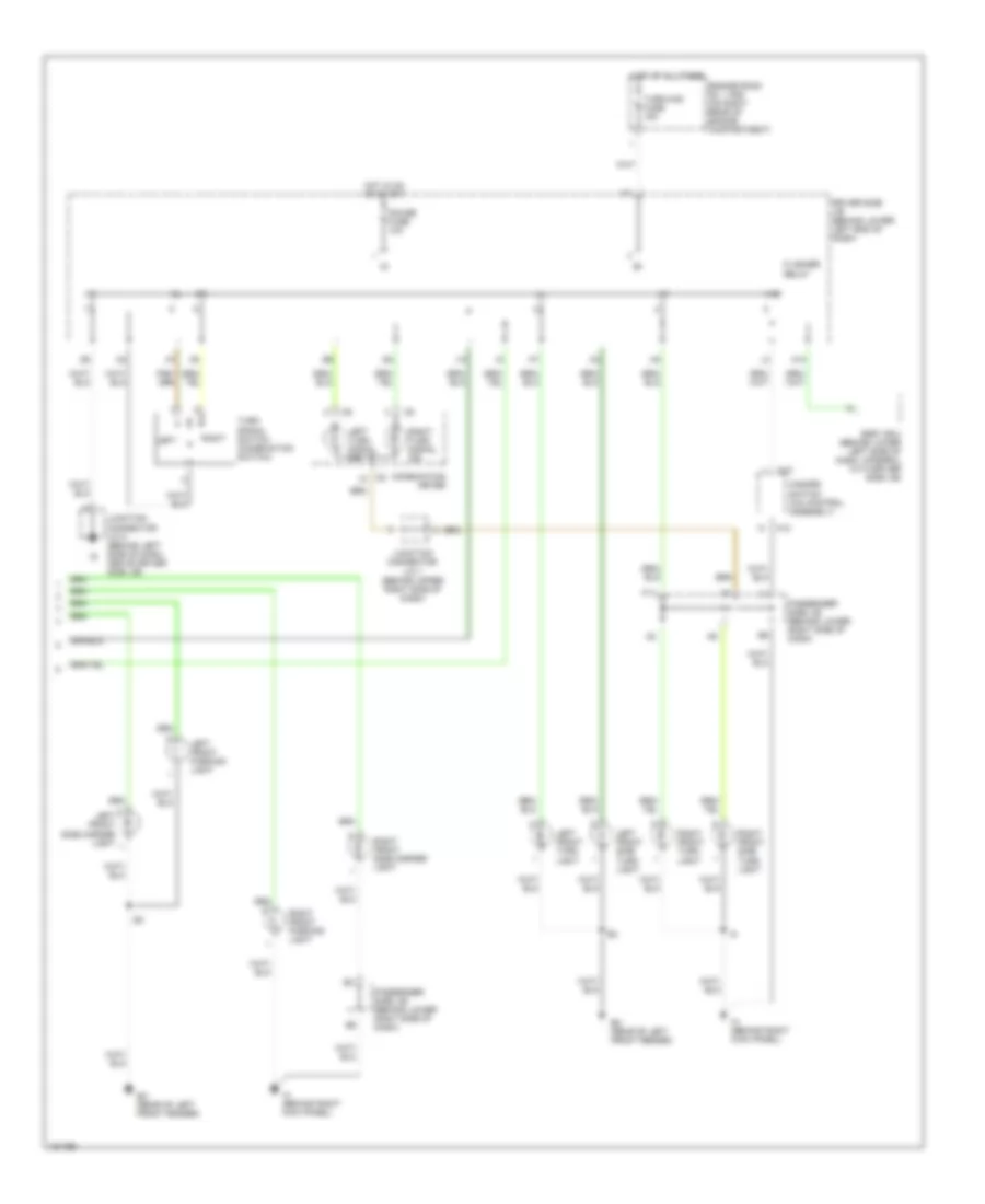 Exterior Lamps Wiring Diagram, Wagon (2 of 2) for Lexus IS 300 2002