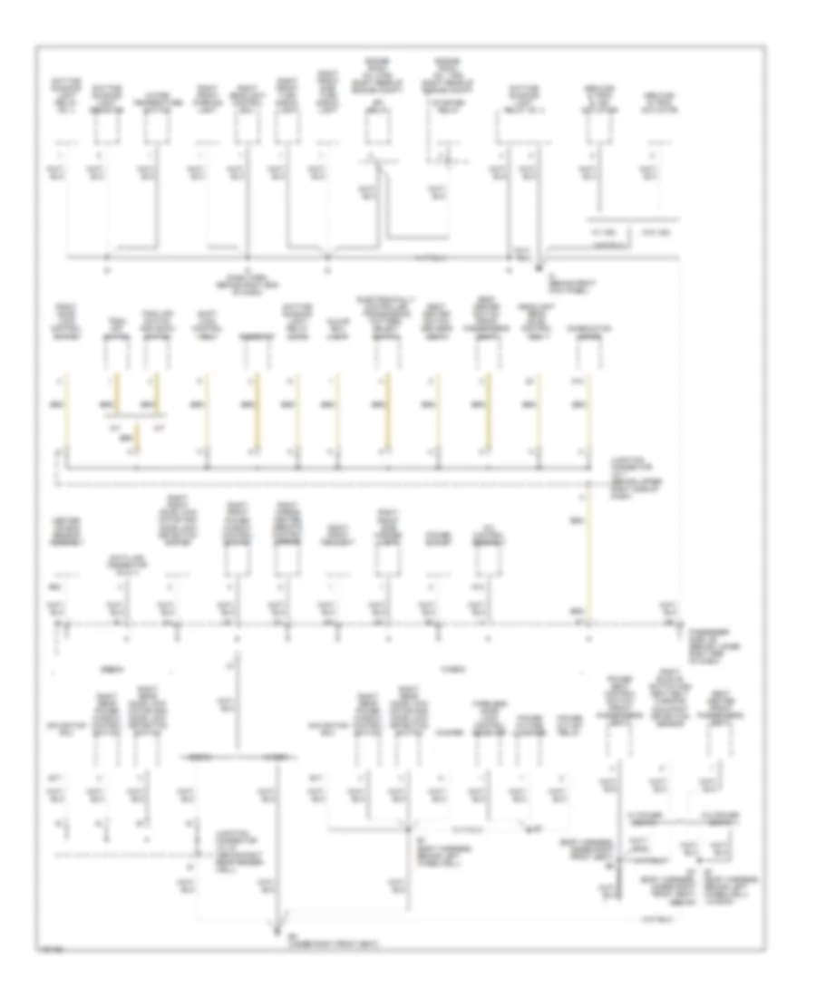 Ground Distribution Wiring Diagram (3 of 3) for Lexus IS 300 2002