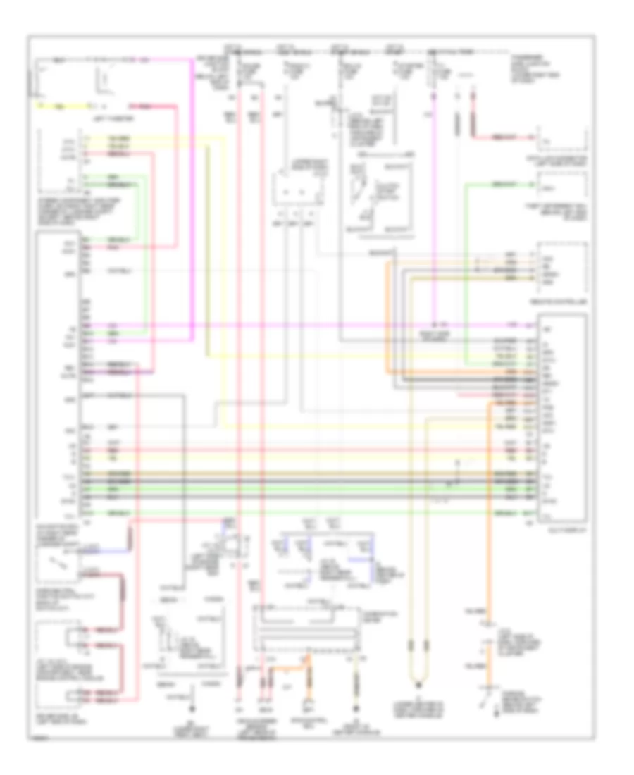 Navigation Wiring Diagram for Lexus IS 300 2002