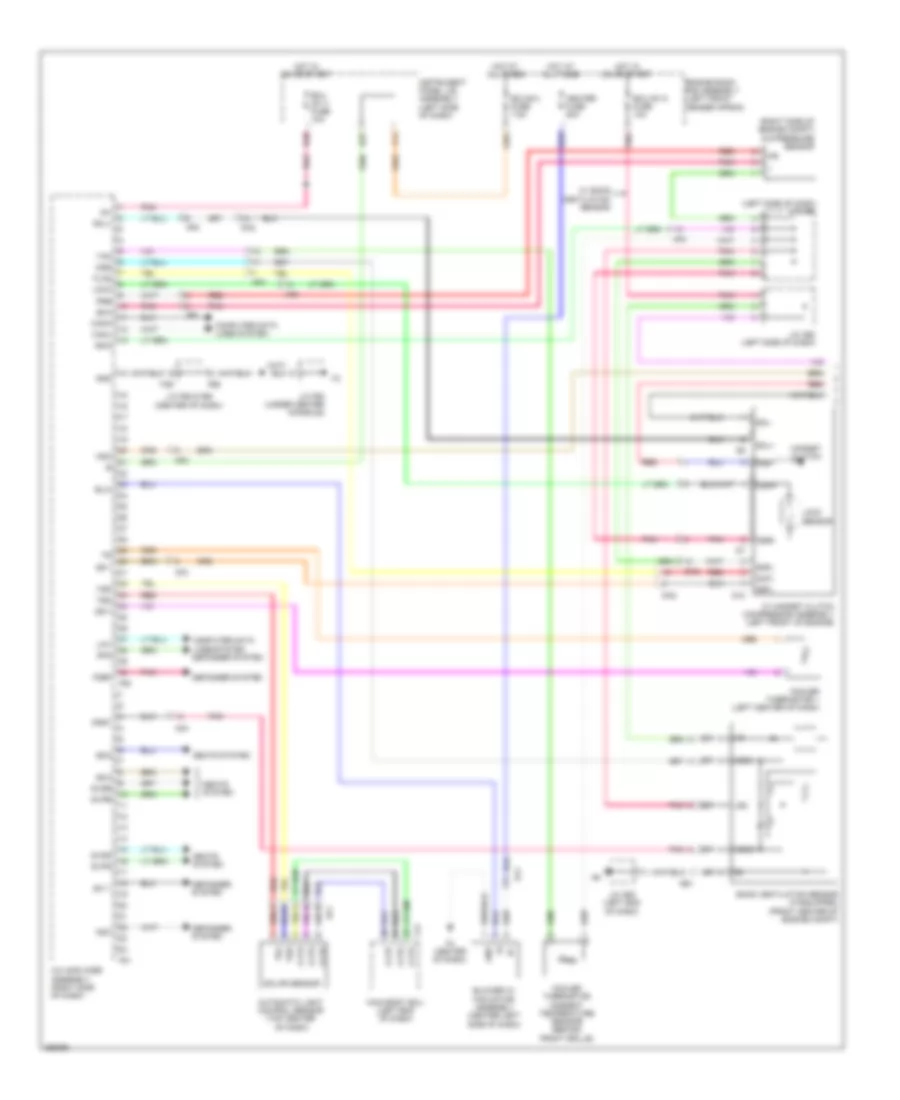 Automatic A C Wiring Diagram 1 of 2 for Lexus RX 350 2013