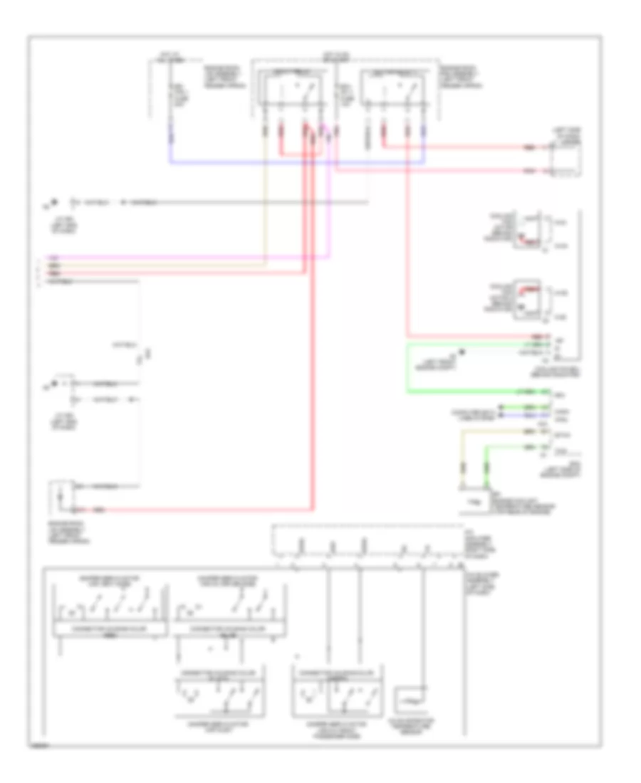 Automatic AC Wiring Diagram (2 of 2) for Lexus RX 350 2013