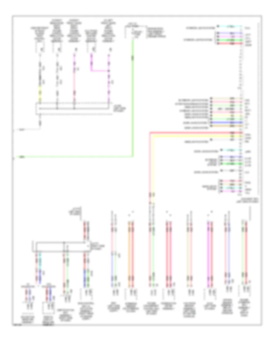 Body Control Modules Wiring Diagram 2 of 2 for Lexus RX 350 2013