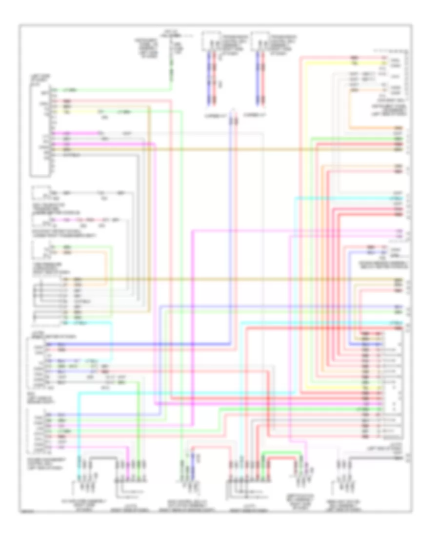 Computer Data Lines Wiring Diagram 1 of 3 for Lexus RX 350 2013