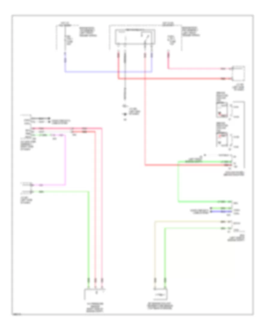 Cooling Fan Wiring Diagram for Lexus RX 350 2013