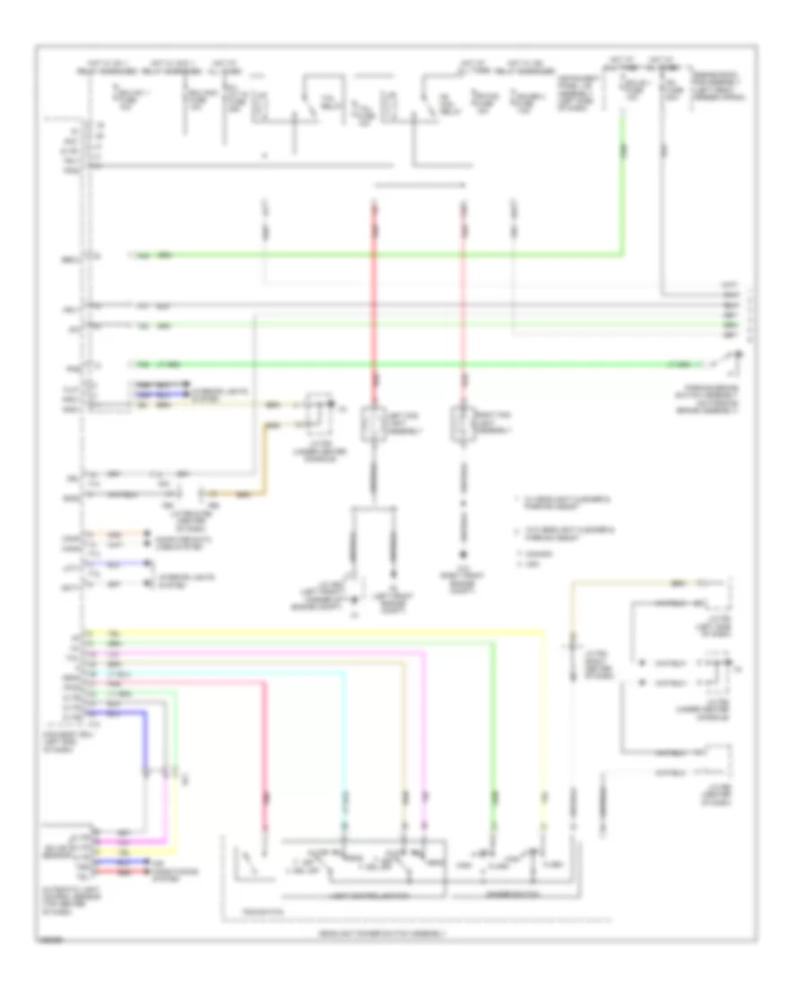 Headlamps Wiring Diagram 1 of 2 for Lexus RX 350 2013