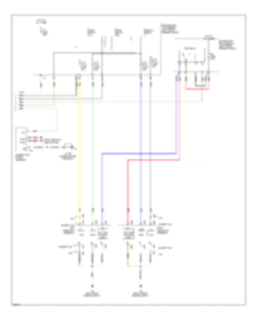 Headlamps Wiring Diagram 2 of 2 for Lexus RX 350 2013