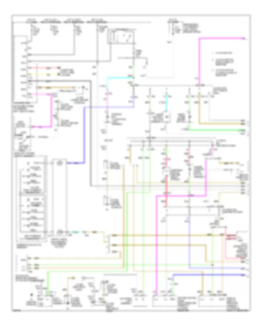 Instrument Illumination Wiring Diagram (1 of 2) for Lexus RX 350 2013
